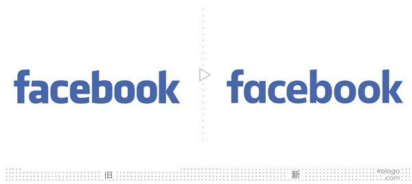Facebook啟用新LOGO