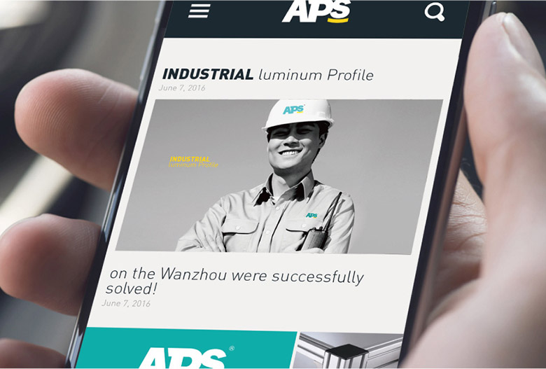 APS標(biāo)志，APS LOGO，APS品牌，工業(yè)鋁型材公司標(biāo)志，工業(yè)鋁型材公司品牌