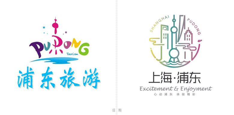 上海浦東旅游標(biāo)志，上海浦東旅游品牌，上海浦東旅游LOGO，旅游品牌形象