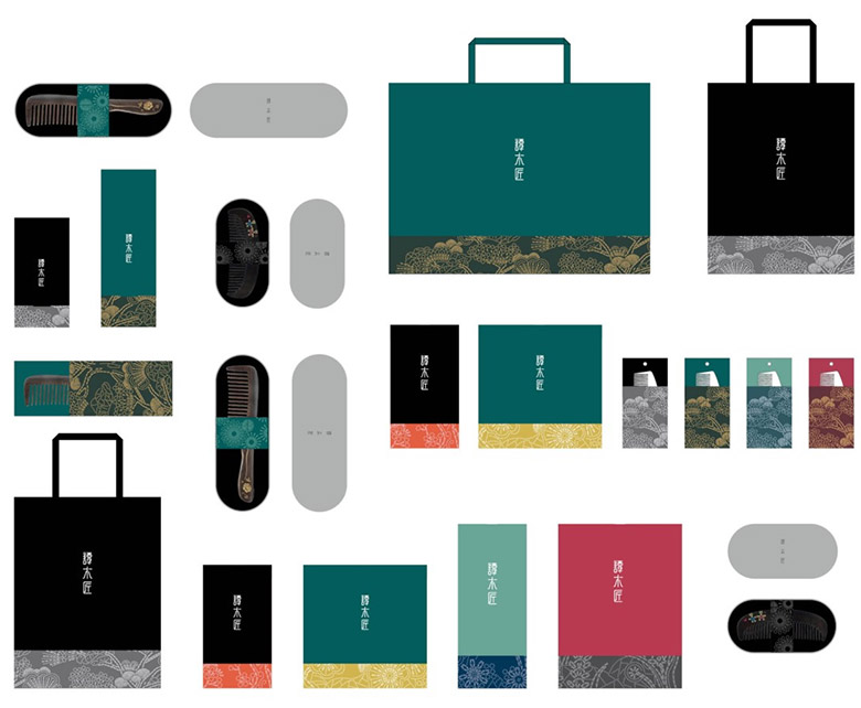 譚木匠LOGO，譚木匠標志，譚木匠品牌設(shè)計，木梳品牌設(shè)計