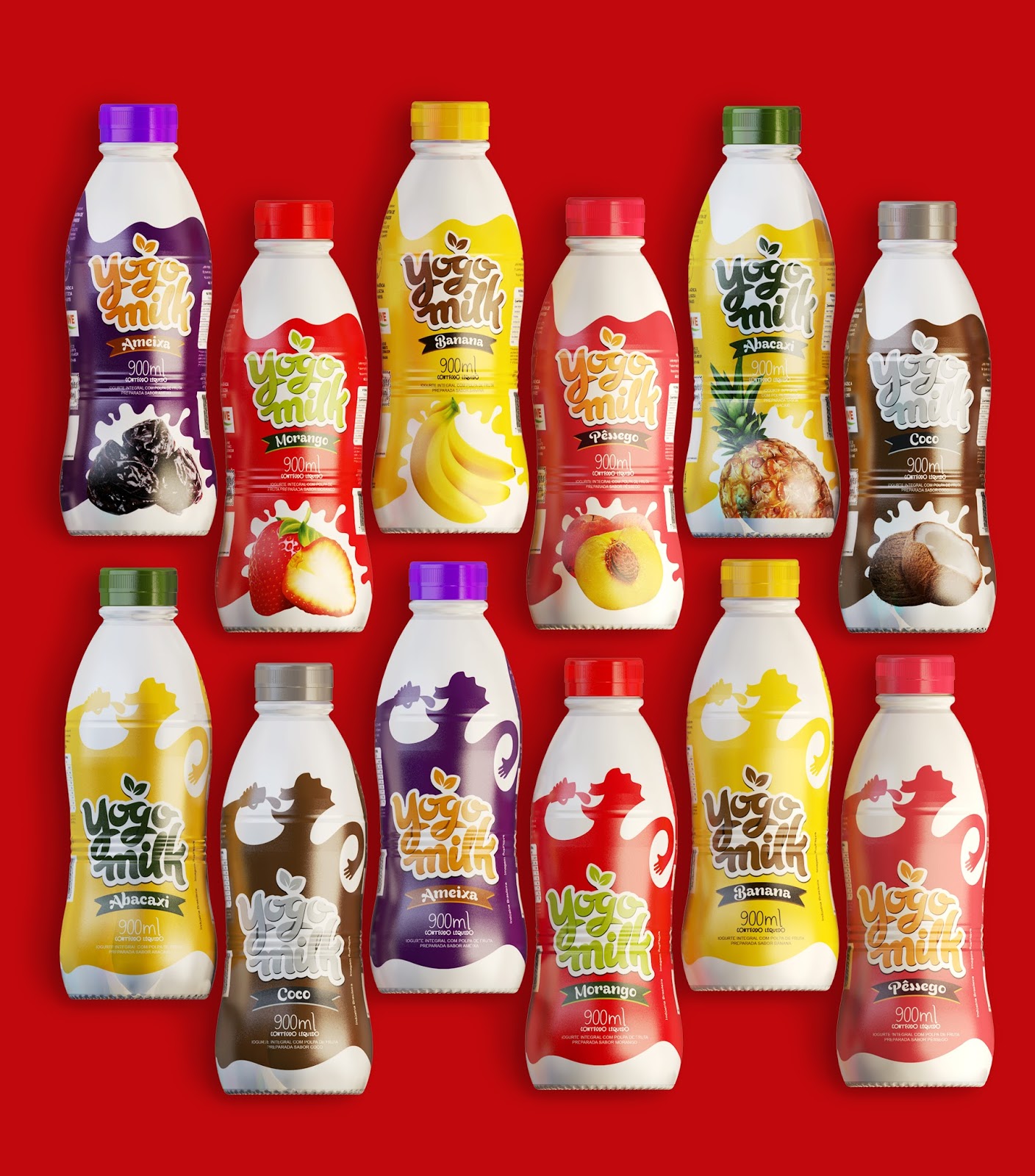 Yogomilk酸奶包裝設(shè)計(jì)