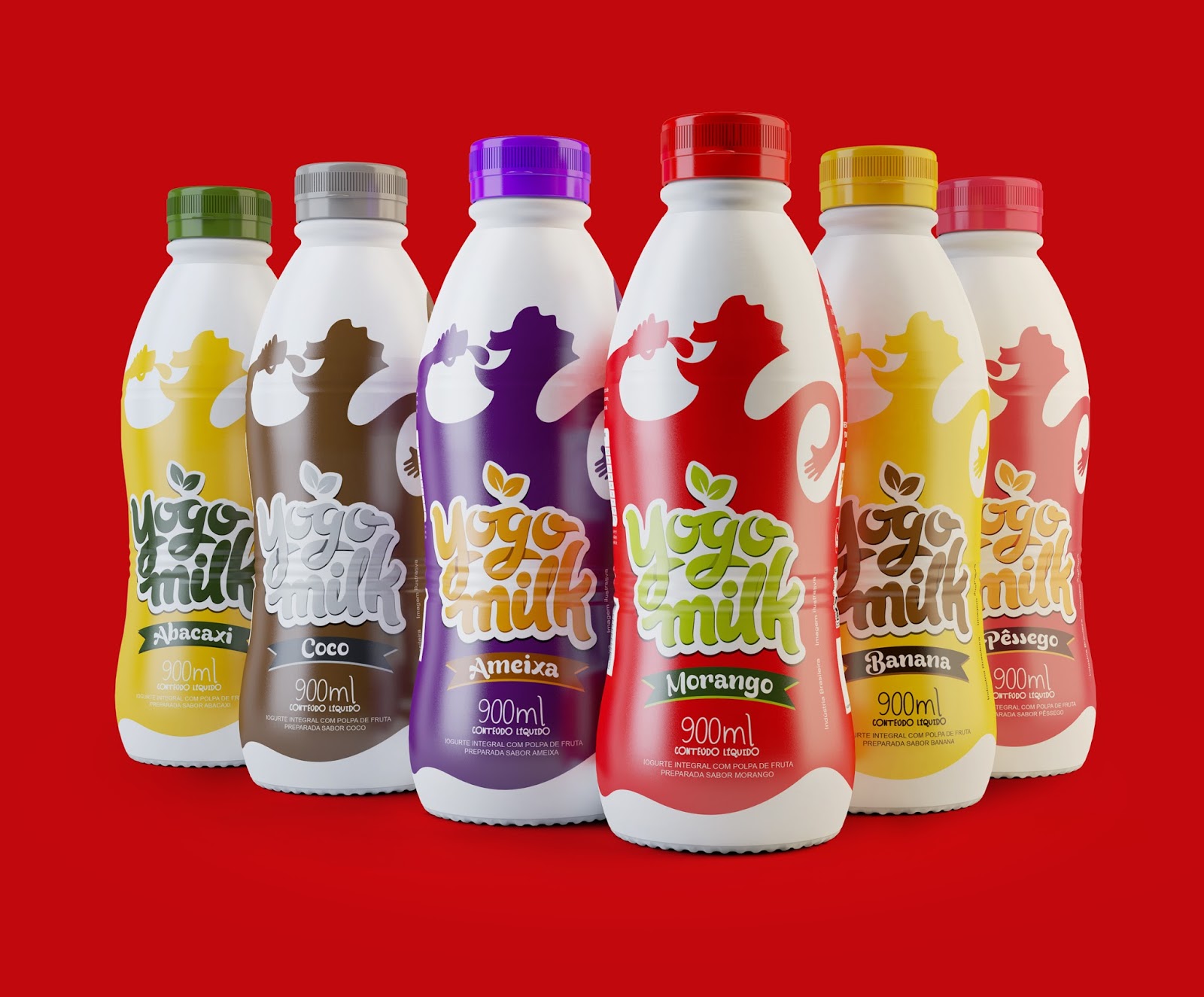 Yogomilk酸奶包裝設(shè)計(jì)