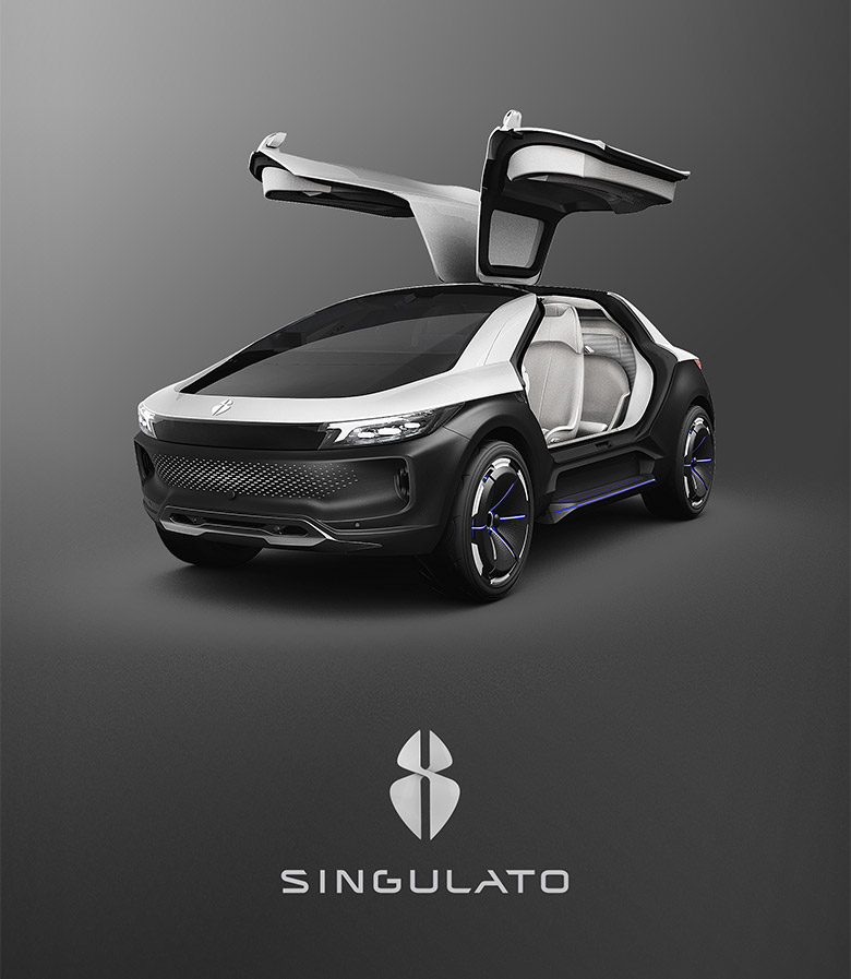 奇點(diǎn)汽車標(biāo)志，奇點(diǎn)汽車LOGO，奇點(diǎn)汽車品牌設(shè)計(jì)，電動車標(biāo)志，電動車LOGO，電動車品牌設(shè)計(jì)