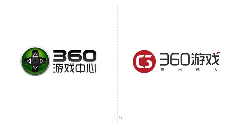 360游戲LOGO，360游戲標(biāo)志，360游戲品牌形象，游戲品牌設(shè)計