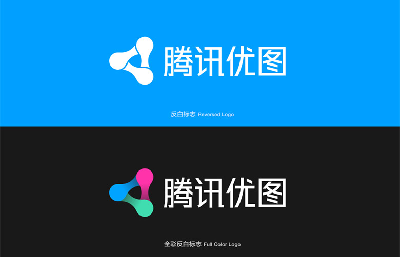 騰訊優(yōu)圖實(shí)驗(yàn)室LOGO，騰訊優(yōu)圖實(shí)驗(yàn)室標(biāo)志，機(jī)器人品牌設(shè)計(jì)