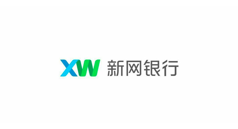 四川新網(wǎng)銀行LOGO，新網(wǎng)銀行標(biāo)志，網(wǎng)上銀行品牌設(shè)計(jì)