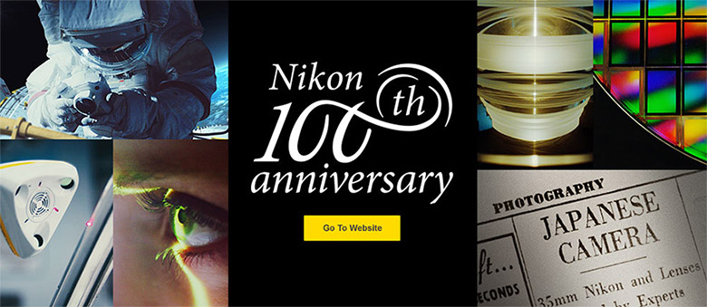 尼康100周年LOGO，尼康100周年標(biāo)志，尼康品牌設(shè)計，相機品牌設(shè)計，數(shù)碼相機標(biāo)志