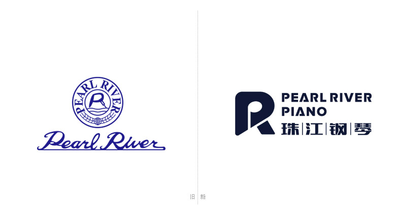 珠江鋼琴標志，珠江鋼琴LOGO，鋼琴品牌設計，全球最大鋼琴制造商