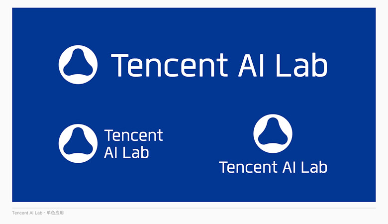 騰訊人工智能(AI Lab)標(biāo)志，騰訊人工智能(AI Lab)LOGO，人工智能品牌形象設(shè)計(jì)