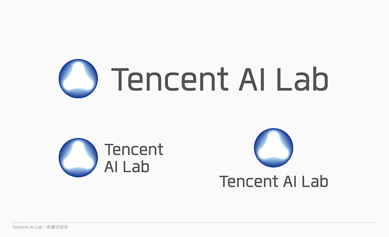 騰訊人工智能(AI Lab)標(biāo)志，騰訊人工智能(AI Lab)LOGO，人工智能品牌形象設(shè)計(jì)