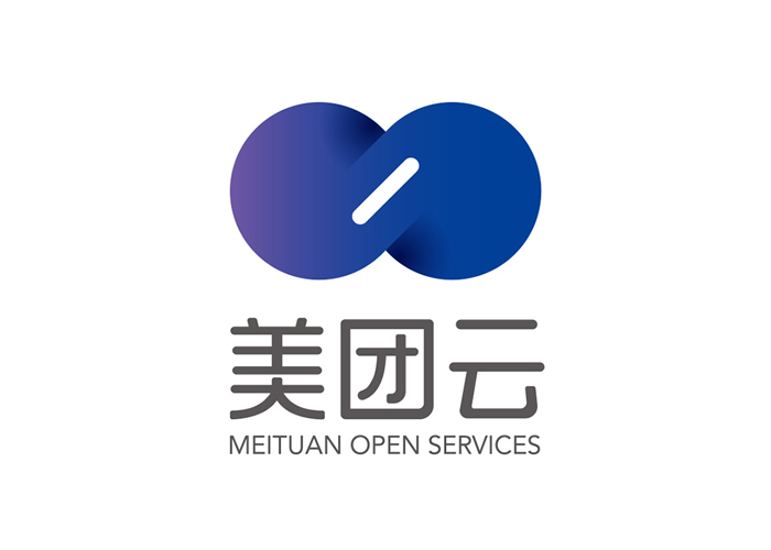美團(tuán)云LOGO，美團(tuán)云標(biāo)志，美團(tuán)云品牌形象設(shè)計，計算服務(wù)平臺品牌設(shè)計
