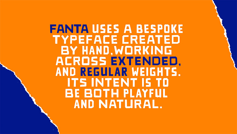 芬達(dá)（FANTA）標(biāo)志，芬達(dá)（FANTA）LOGO，芬達(dá)（FANTA）品牌形象設(shè)計，飲品包裝設(shè)計，飲品品牌設(shè)計