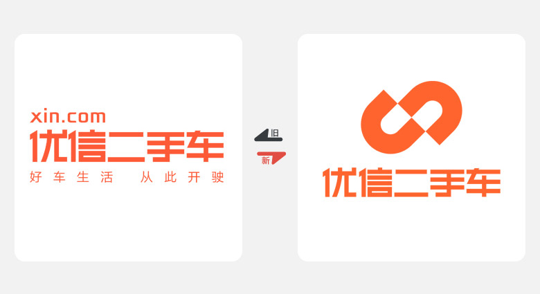 2017年上半年品牌換新LOGO，標志設(shè)計，LOGO設(shè)計，優(yōu)信二手車標志LOGO