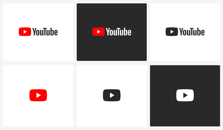 YouTube標(biāo)志，YouTube LOGO，視頻分享網(wǎng)站LOGO，YouTube形象設(shè)計