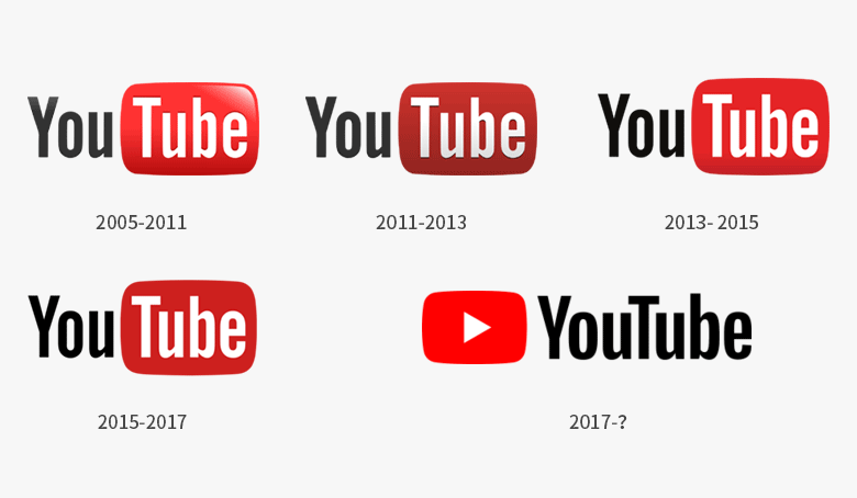 YouTube標(biāo)志，YouTube LOGO，視頻分享網(wǎng)站LOGO，YouTube形象設(shè)計