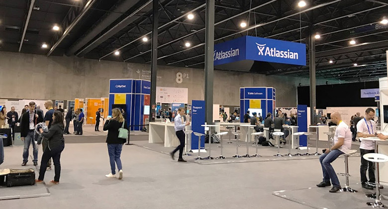AtlassianLOGO，Atlassian標(biāo)志，Atlassian形象設(shè)計，軟件開發(fā)標(biāo)志設(shè)計，軟件開發(fā)品牌設(shè)計