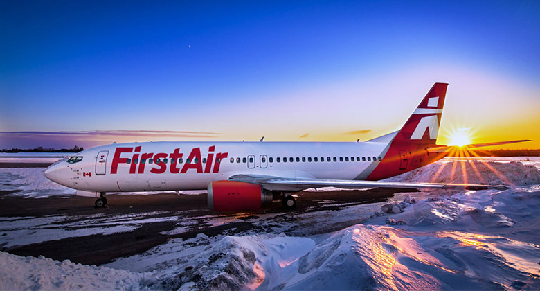First Air航空LOGO，F(xiàn)irst Air航空標(biāo)志，F(xiàn)irst Air航空品牌設(shè)計(jì)，加拿大航空標(biāo)志