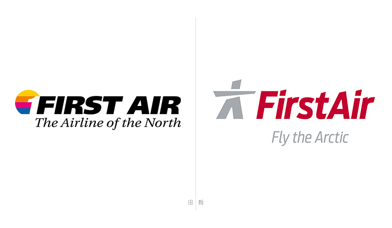 First Air航空LOGO，F(xiàn)irst Air航空標(biāo)志，F(xiàn)irst Air航空品牌設(shè)計(jì)，加拿大航空標(biāo)志
