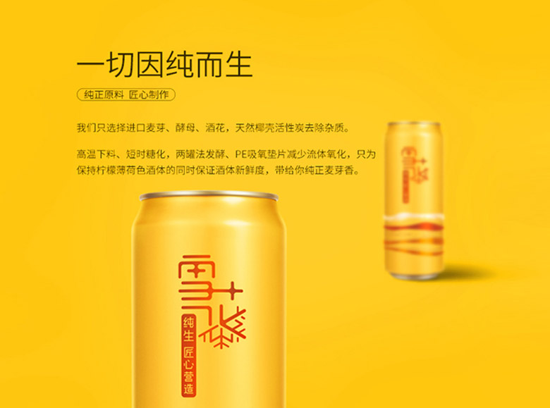 雪花啤酒標(biāo)志，雪花啤酒LOGO，雪花啤酒包裝設(shè)計(jì)，雪花啤酒形象設(shè)計(jì)，啤酒品牌設(shè)計(jì)