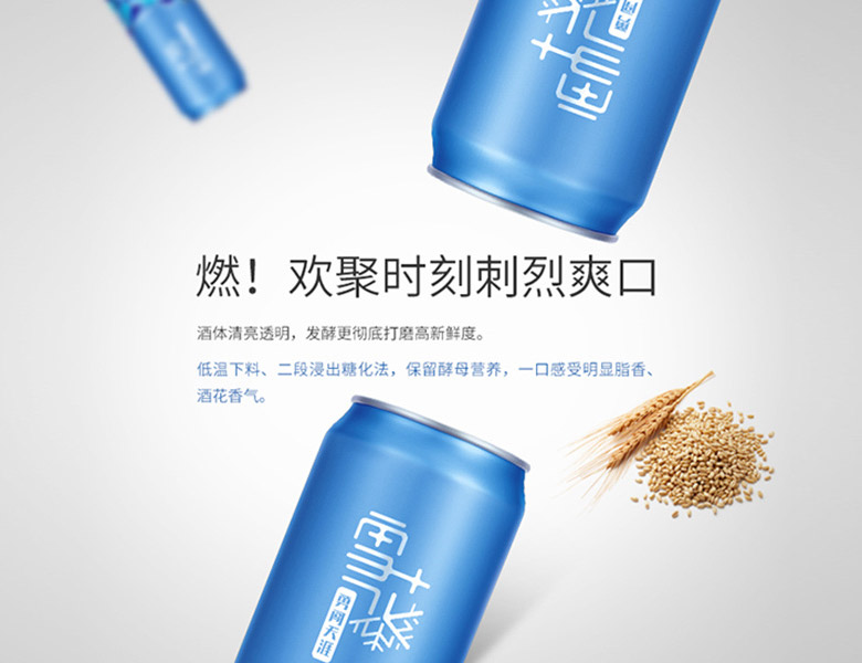 雪花啤酒標(biāo)志，雪花啤酒LOGO，雪花啤酒包裝設(shè)計(jì)，雪花啤酒形象設(shè)計(jì)，啤酒品牌設(shè)計(jì)