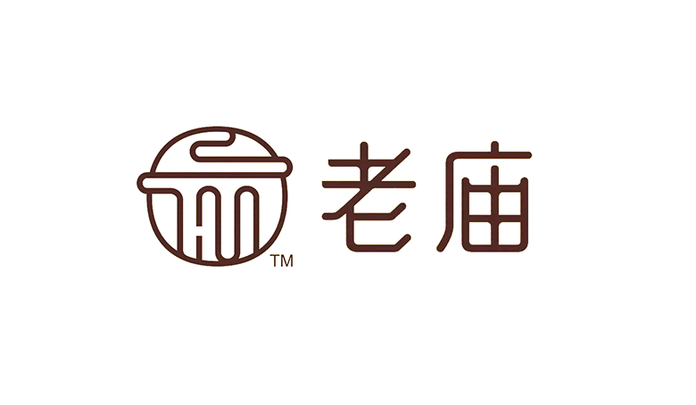 老廟黃金標(biāo)志，老廟黃金LOGO，老廟黃金店面設(shè)計(jì)，老廟黃金品牌形象設(shè)計(jì)，黃金珠寶品牌設(shè)計(jì)