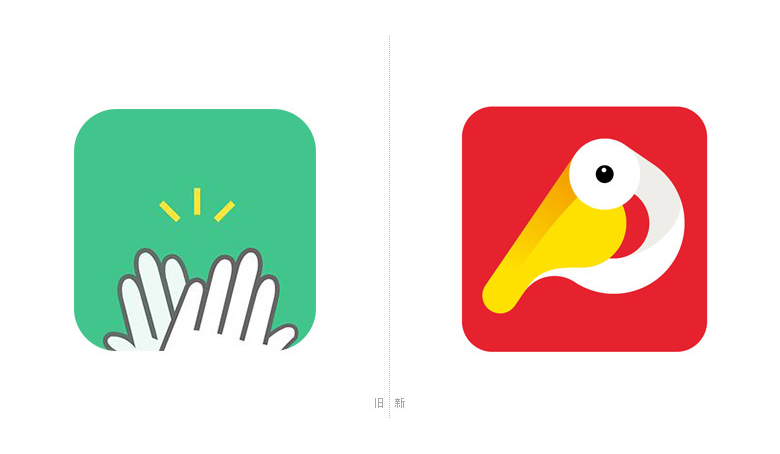 拍拍二手LOGO，拍拍二手標(biāo)志，拍拍二手品牌設(shè)計(jì)