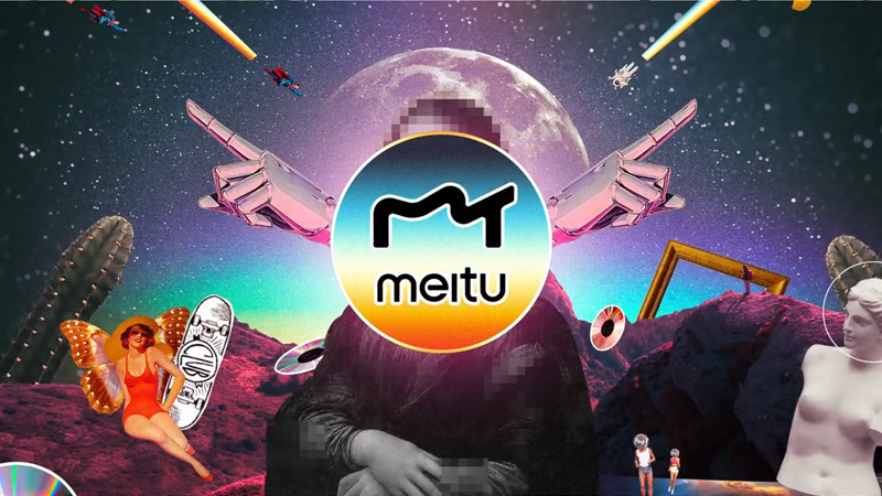 美圖秀秀標志，美圖秀秀LOGO，美圖秀秀形象設計，美圖秀秀圖標設計
