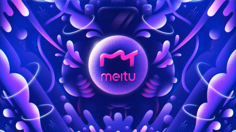 美圖秀秀標志，美圖秀秀LOGO，美圖秀秀形象設計，美圖秀秀圖標設計
