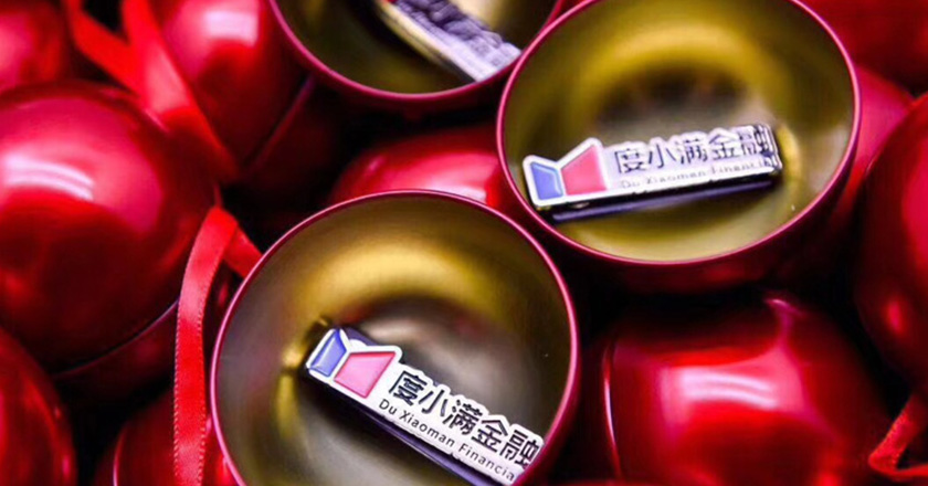 度小滿金融LOGO，度小滿金融標志，度小滿金融品牌設計，金融品牌設計