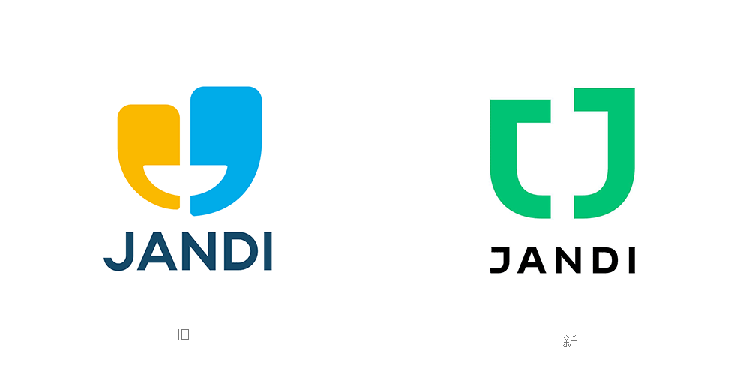 韓國通信平臺(tái)JANDIlogo設(shè)計(jì),韓國通信平臺(tái)JANDI標(biāo)志設(shè)計(jì),韓國通信平臺(tái)JANDI標(biāo)志更新,通信品牌標(biāo)志設(shè)計(jì)