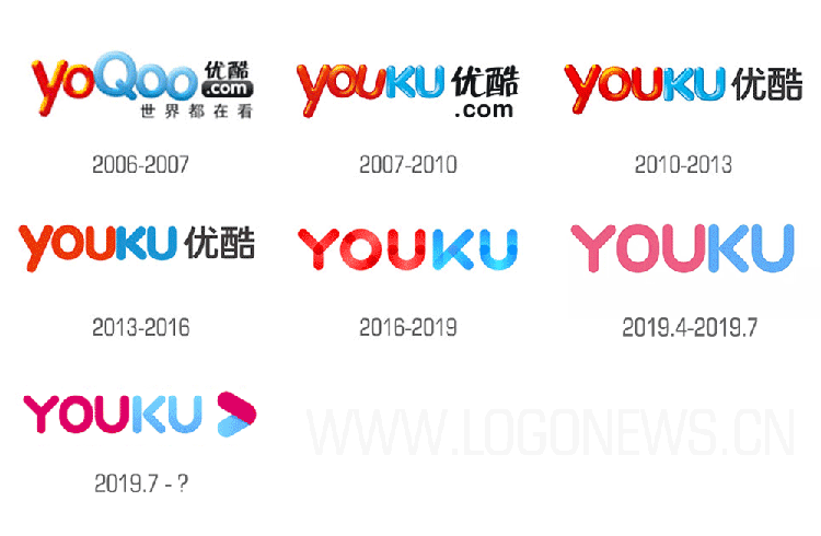 優(yōu)酷LOGO,優(yōu)酷標志,優(yōu)酷品牌形象設計,視頻品牌LOGO,視頻標志