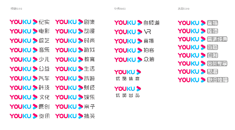 優(yōu)酷LOGO,優(yōu)酷標志,優(yōu)酷品牌形象設計,視頻品牌LOGO,視頻標志