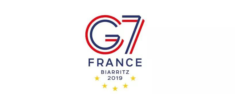 2019年G7峰會LOGO,2019年G7峰會標(biāo)志,2019年G7峰會品牌視覺設(shè)計，2019年G7峰會品牌形象設(shè)計