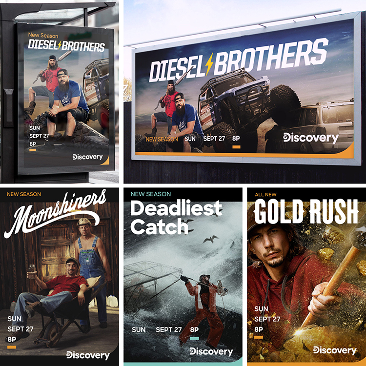 探索頻道Discovery Channel品牌視覺,探索頻道品牌LOGO,探索頻道標志