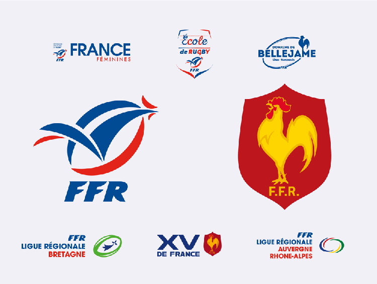 法國橄欖球聯(lián)合會（FFR）LOGO,法國橄欖球聯(lián)合會（FFR）標(biāo)志,法國橄欖球聯(lián)合會（FFR）品牌形象設(shè)計(jì)