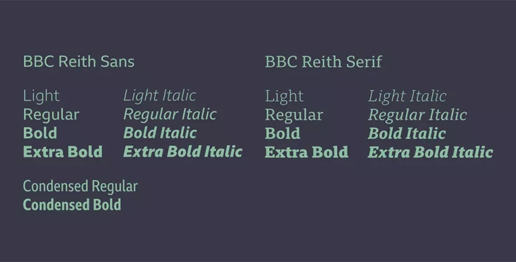 BBC多部門啟用定制字體BBC Reith新字標(biāo)