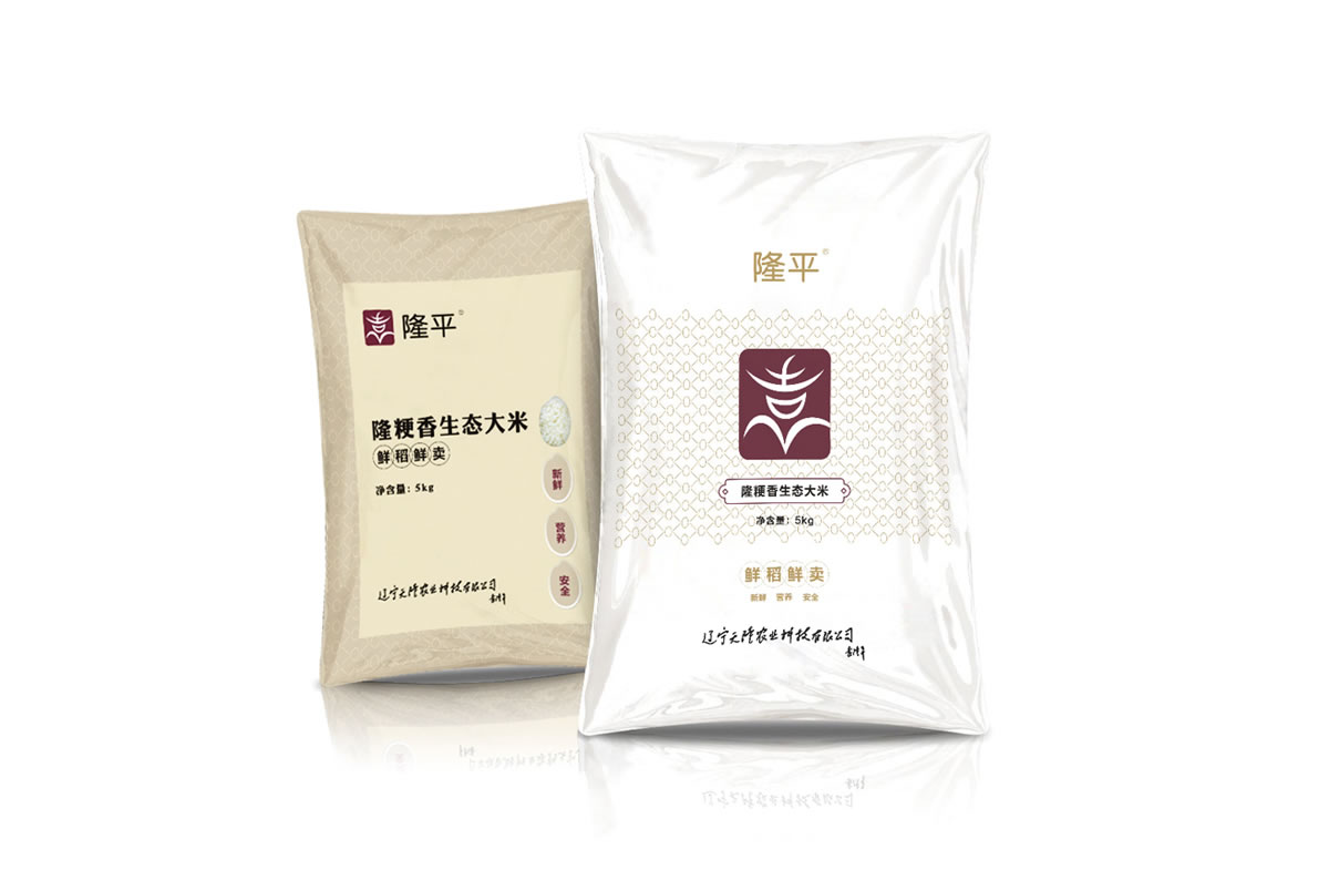 隆平大米商標(biāo)設(shè)計,隆平大米logo設(shè)計,隆平大米畫冊設(shè)計