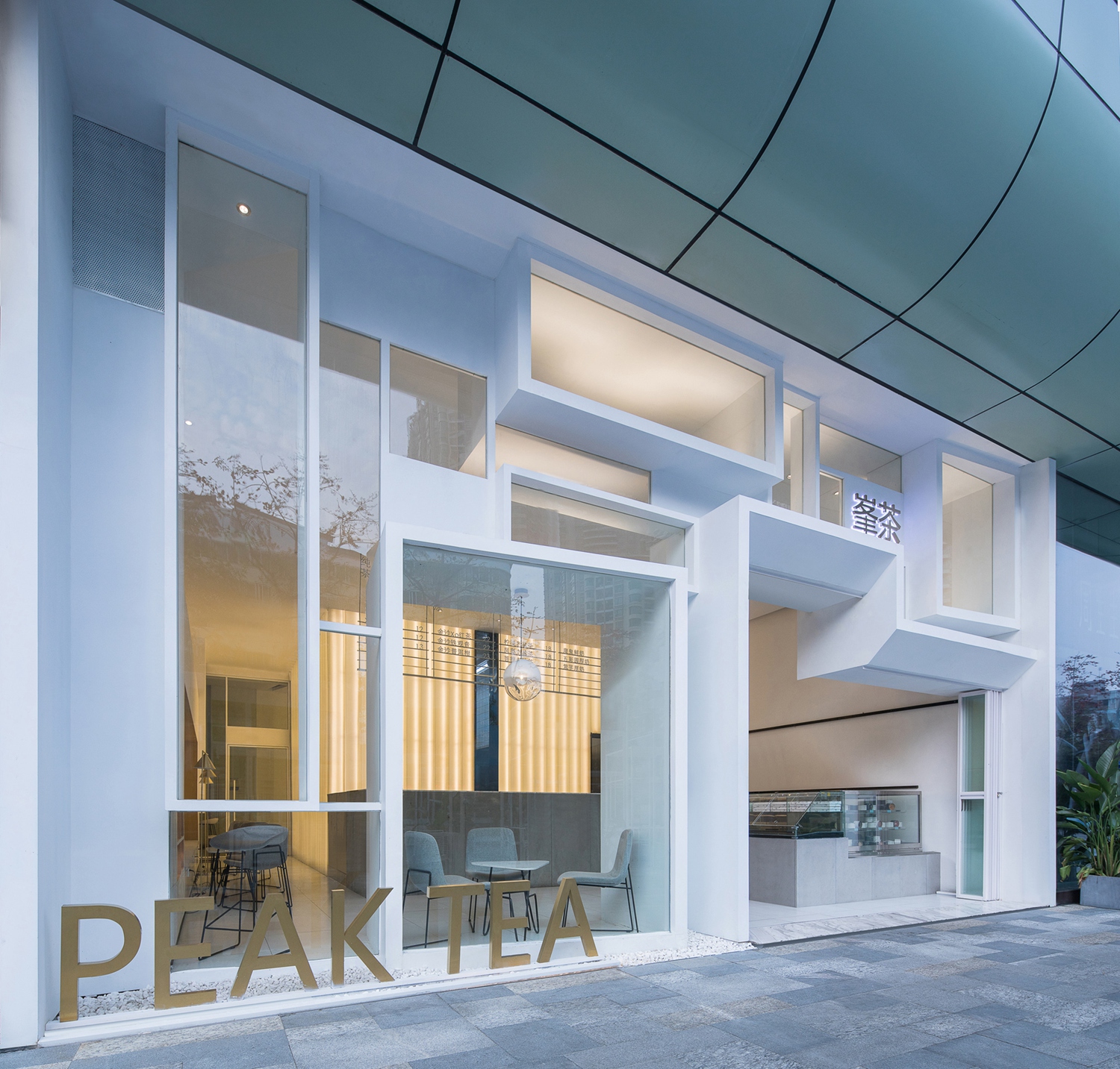 深圳峯茶PEAK TE店面設(shè)計,深圳峯茶PEAK TE空間設(shè)計,商鋪形象設(shè)計,SI設(shè)計