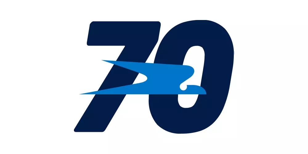 阿根廷航空70周年紀(jì)念LOGO,阿根廷航空70周年紀(jì)念標(biāo)志,航空標(biāo)志,周年紀(jì)念LOGO