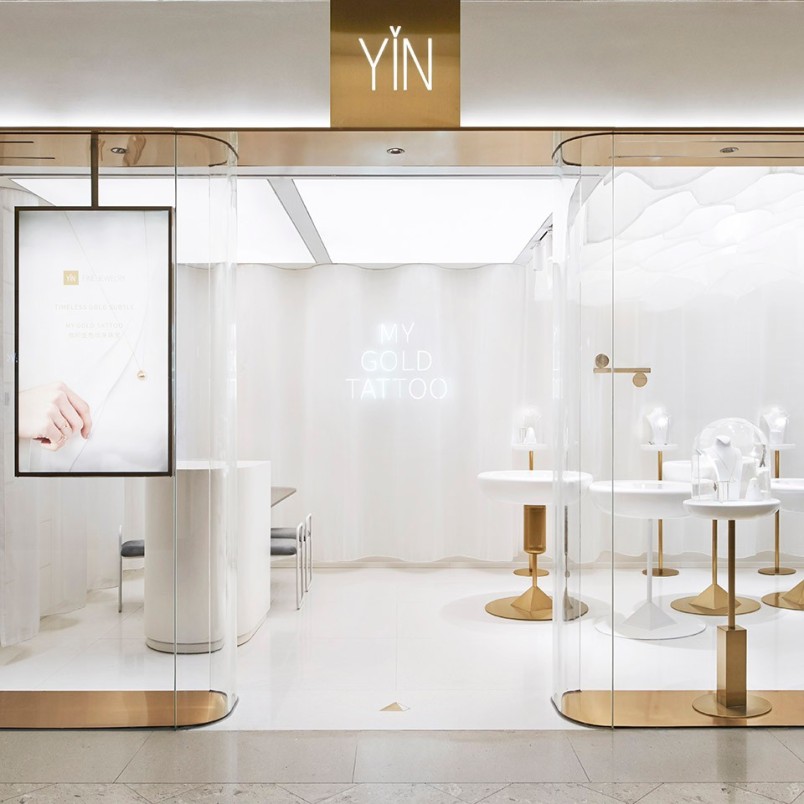 珠寶品牌YǐN隱店面設(shè)計(jì),珠寶品牌YǐN隱空間設(shè)計(jì),珠寶品牌YǐN隱SI設(shè)計(jì),珠寶品牌形象設(shè)計(jì)
