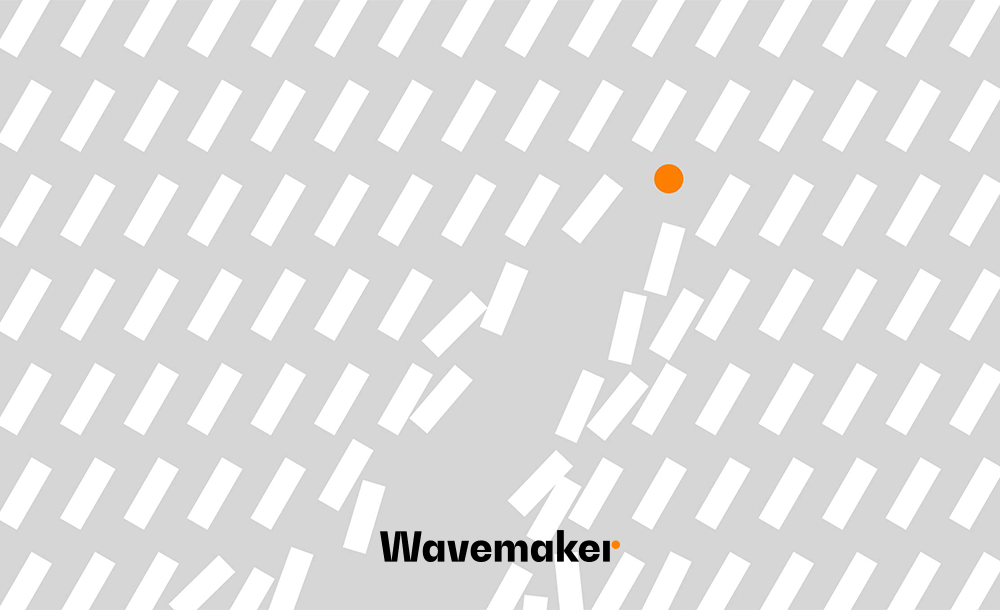 蔚邁Wavemaker標(biāo)志,蔚邁Wavemaker LOGO,媒體公司標(biāo)志設(shè)計(jì),媒體公司LOGO設(shè)計(jì),媒體公司品牌形象設(shè)計(jì)