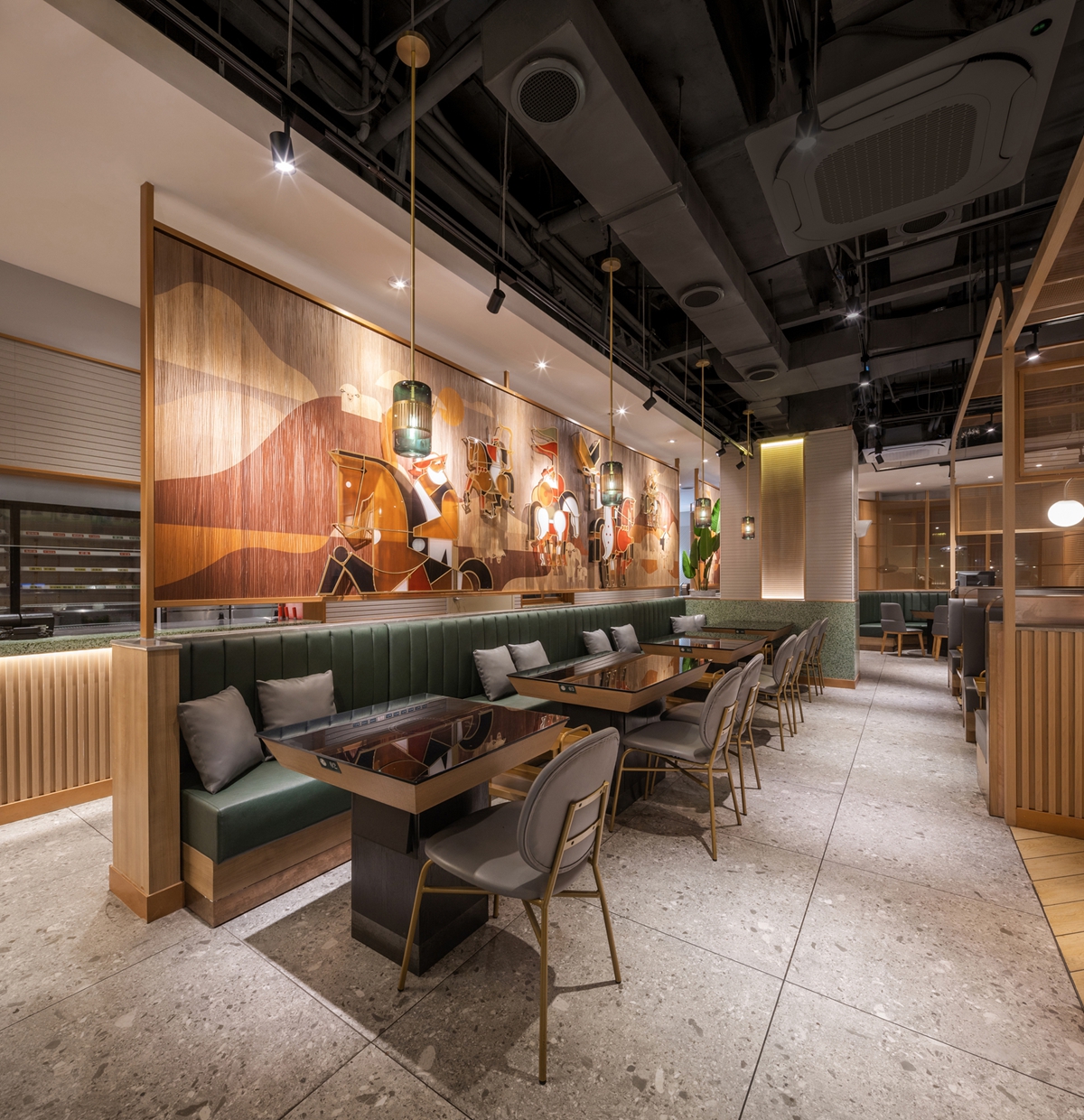 小肥羊餐廳店面設(shè)計,小肥羊餐廳空間設(shè)計,小肥羊餐廳SI設(shè)計,餐廳品牌形象設(shè)計