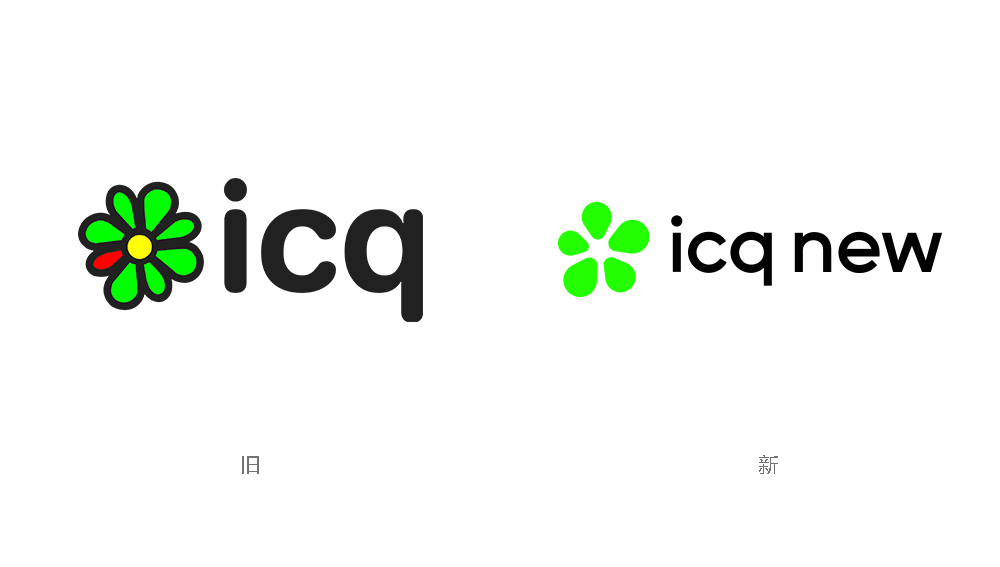 ICQ即時(shí)聊天軟件LOGO,ICQ即時(shí)聊天軟件標(biāo)志,ICQ即時(shí)聊天軟件品牌形象設(shè)計(jì),聊天軟件品牌設(shè)計(jì)