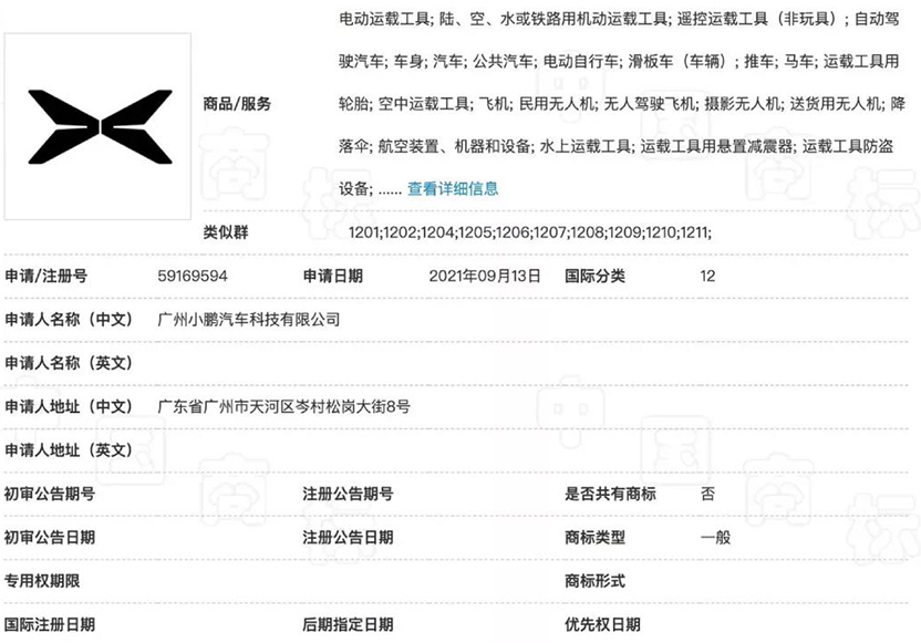 小鵬汽車(chē)換新LOGO